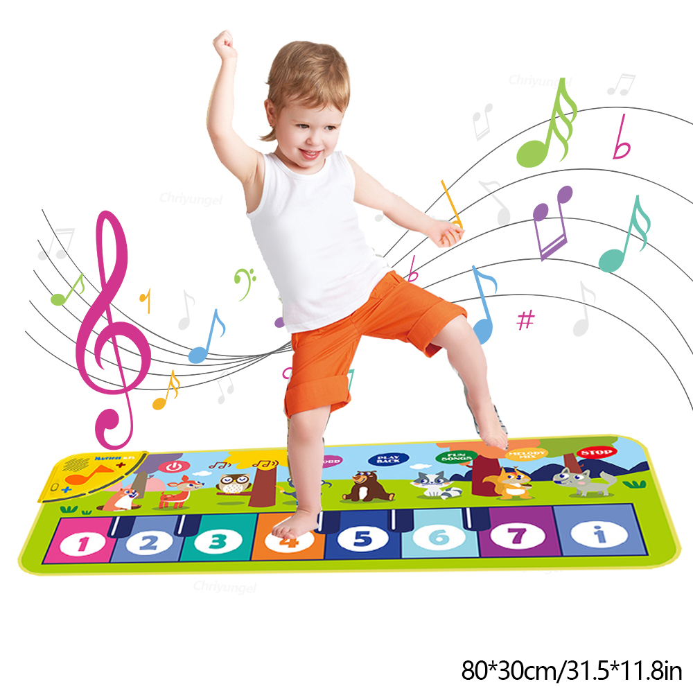Musical Instruments Names - Piano Mat for Kids Kids Toddlers