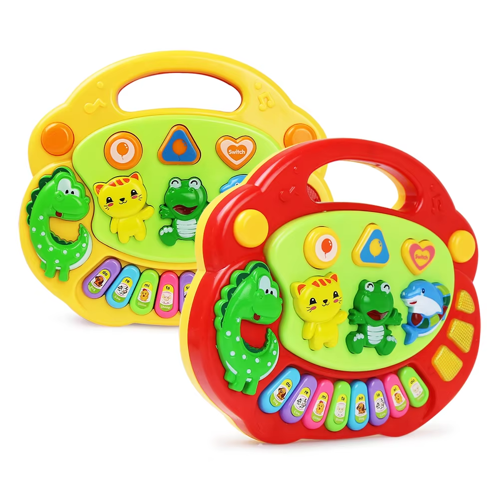 Musical Instruments Names - Kids Cartoon Piano Keyboard Game with