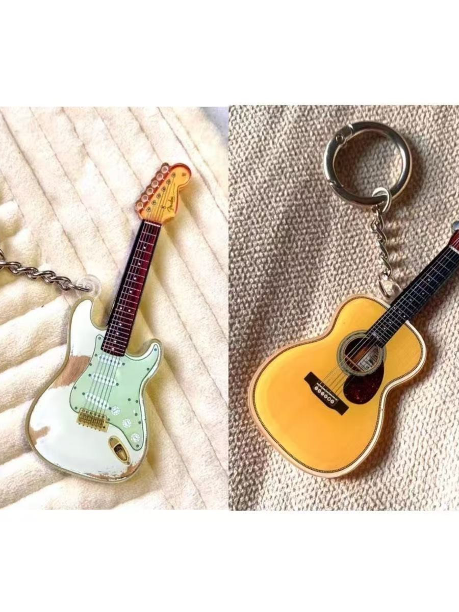 Musical Instrument Veena - Acrylic Guitar Violin Creative Bag Hanging