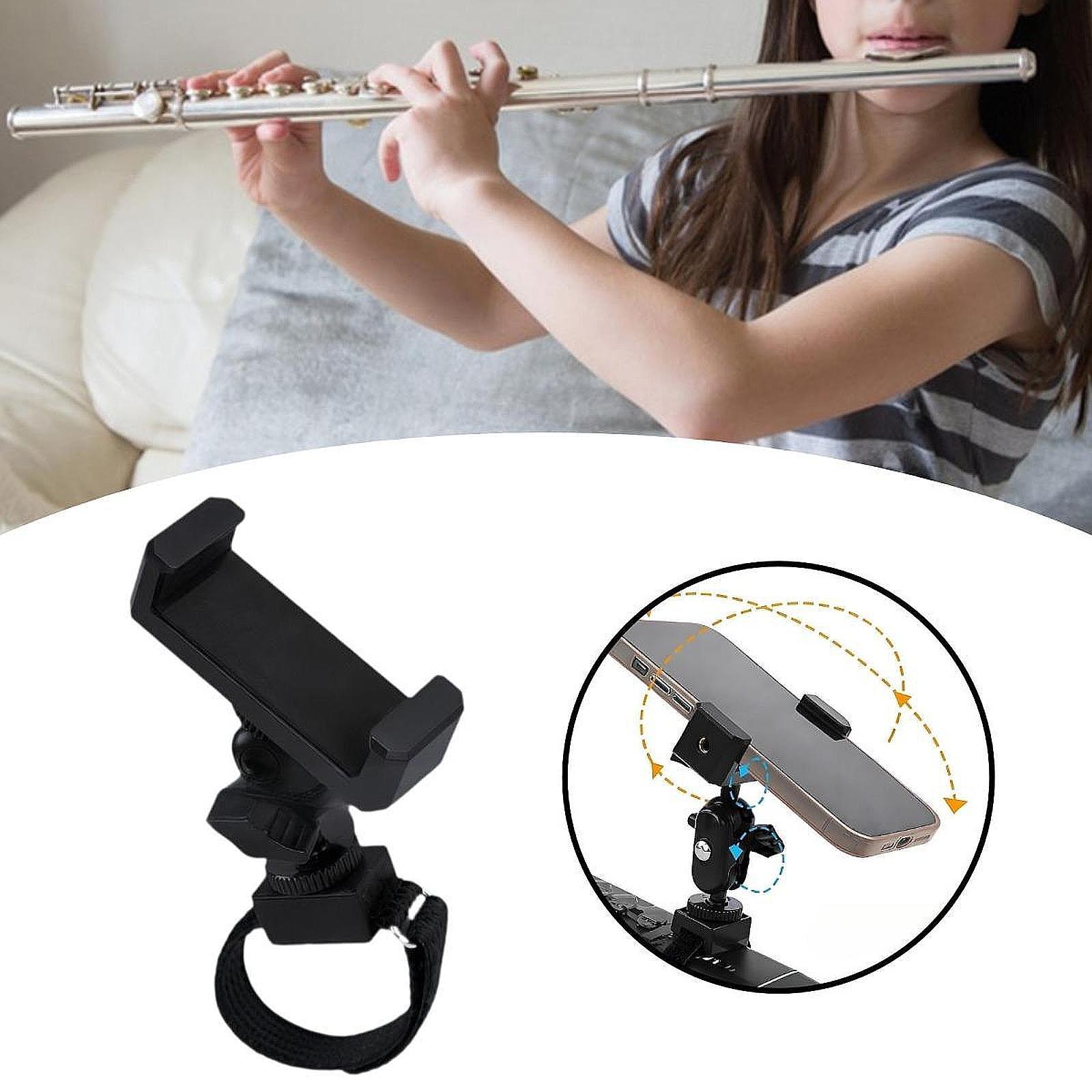 Musical Instrument Lyre - Multifunctional Trumpet Phone Lyre Stand Music