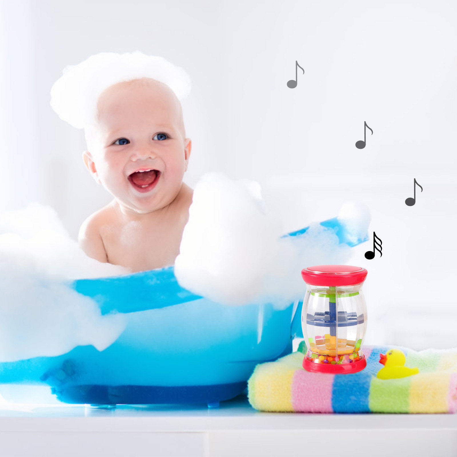 A Musical Instrument You Shake - 2Pcs Rain Sound Rattle Baby Instrumental