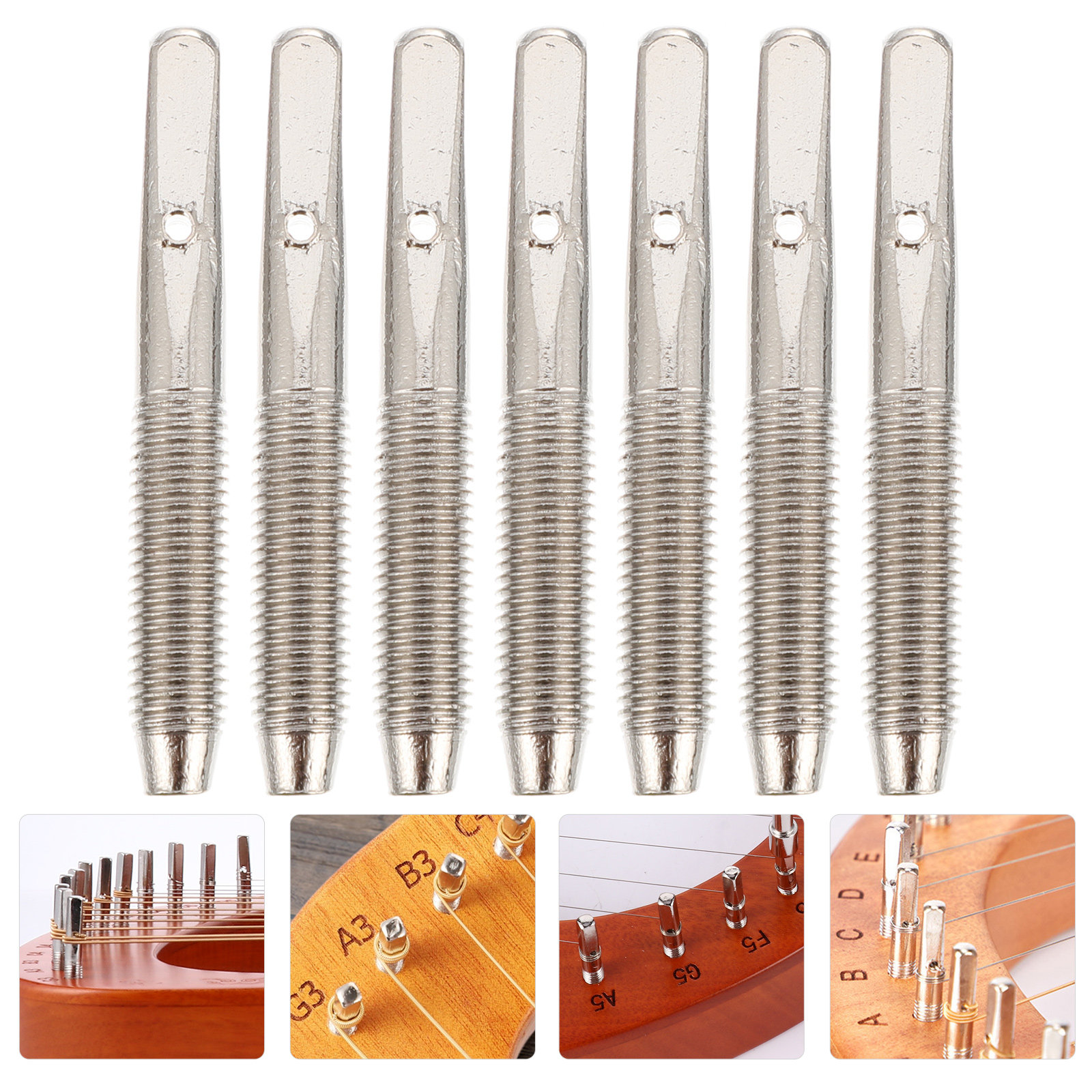 Musical Instrument Lyre - 7Pcs Harp String Pin Corrosion Resistant