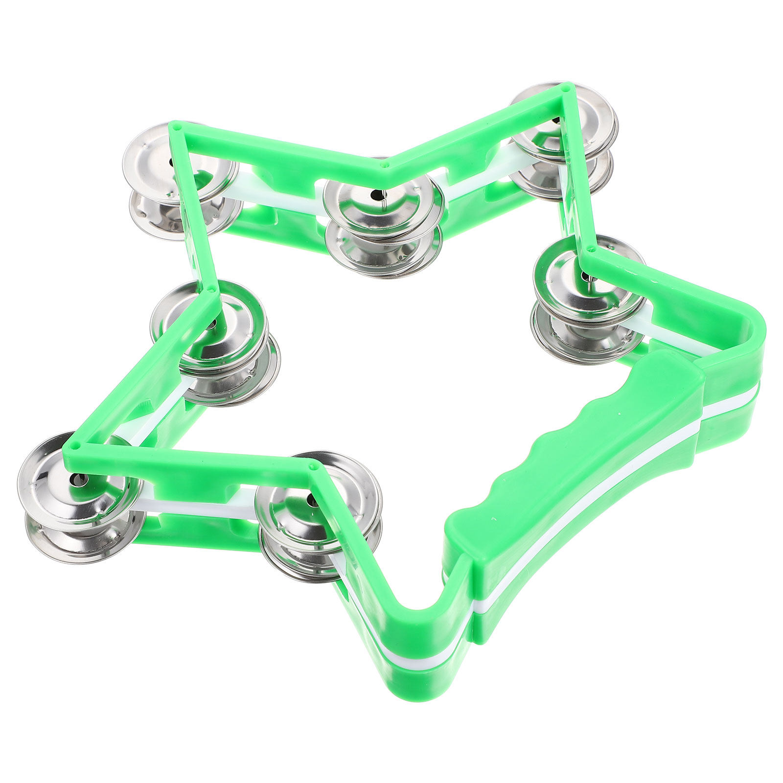 A Musical Instrument You Shake - Pentagram Hand Bell Musical Rhythm Percussion