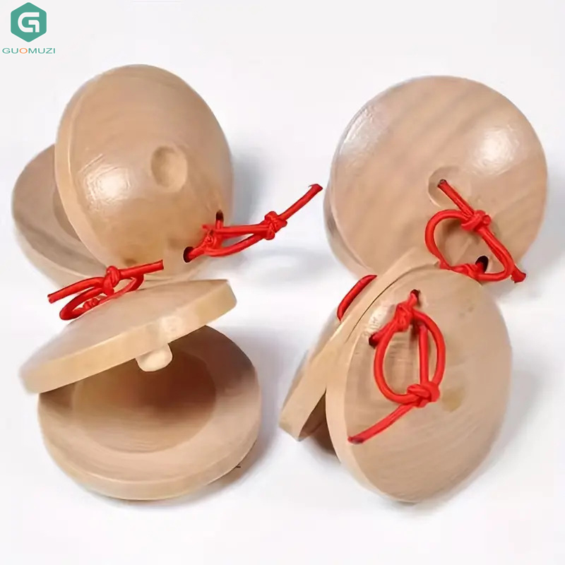 Castanet Flamenco - 1PCS Castanets Wooden Castanets Wood Percussion