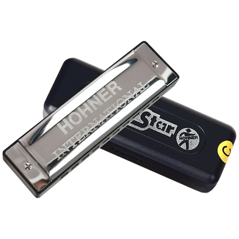 Musical Instruments Names - Hohner 10 holes armonica diatonica Harmonica