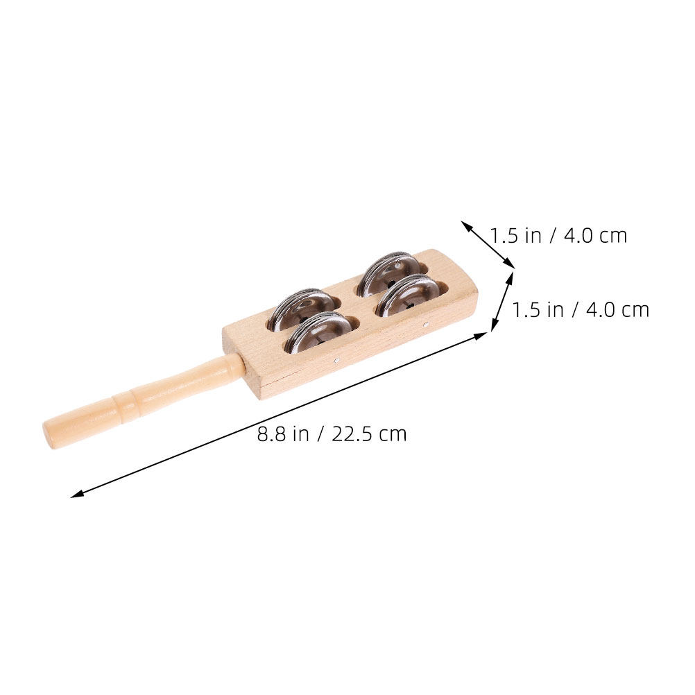 2Pcs Wooden Shaking Bell Percu - A Musical Instrument You Shake recension och pris