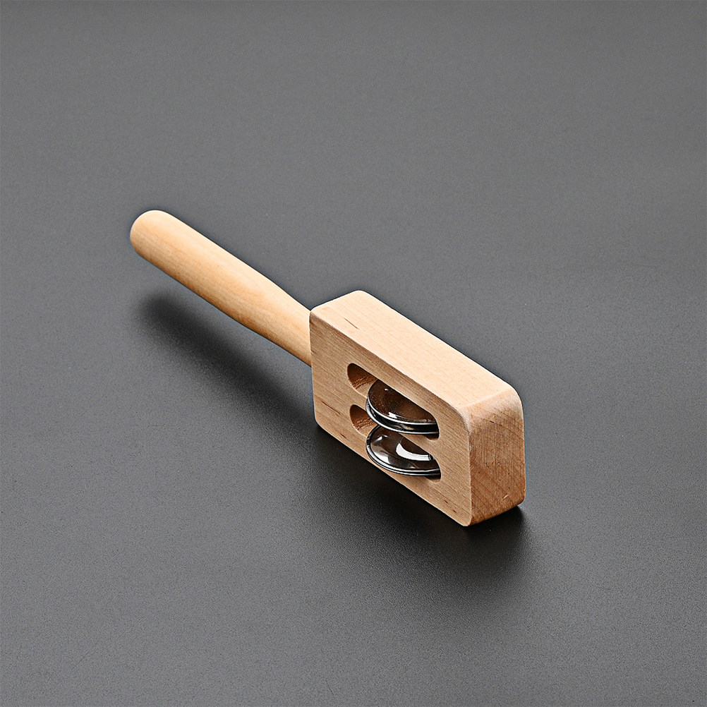 Baby Wooden Hand Bell Educatio - A Musical Instrument You Shake recension och pris