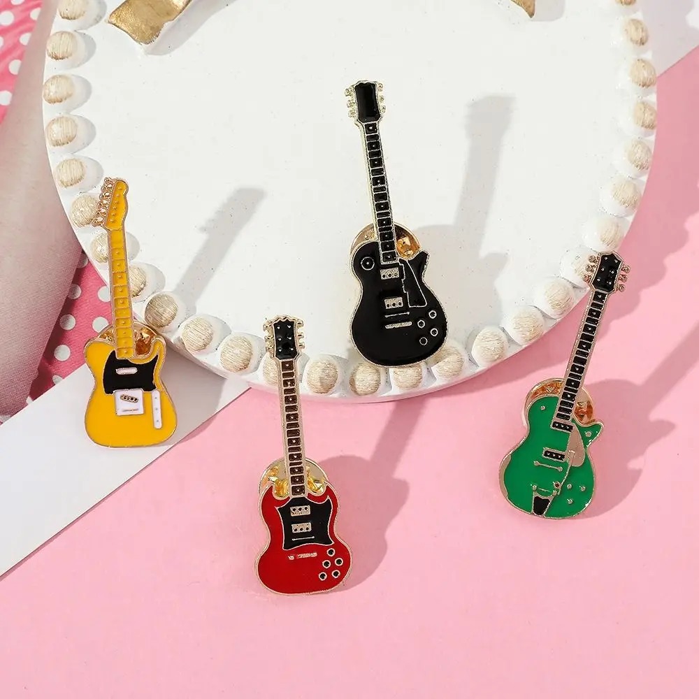 1/2/4PCS  Vintage Metal Enamel - Musical Instrument Jewelry recension och pris