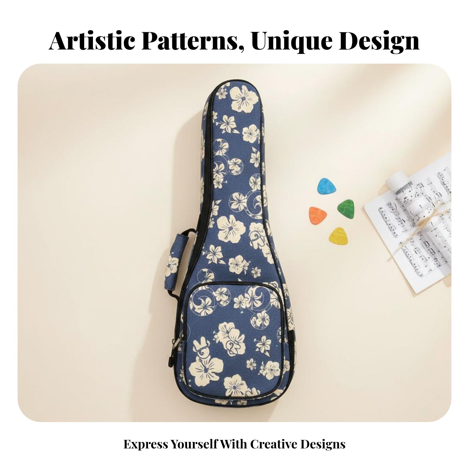 Ukulele Bag Adjustable Shoulde - Musical Instrument Music recension och pris