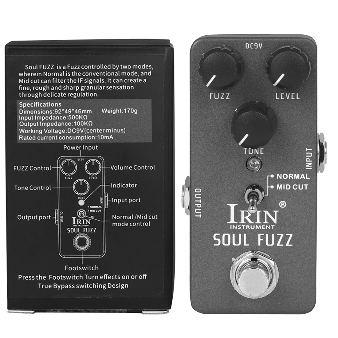 IRIN RS-11 Soul Fuzz Guitar Ef - Celesta Musical Instrument recension och pris