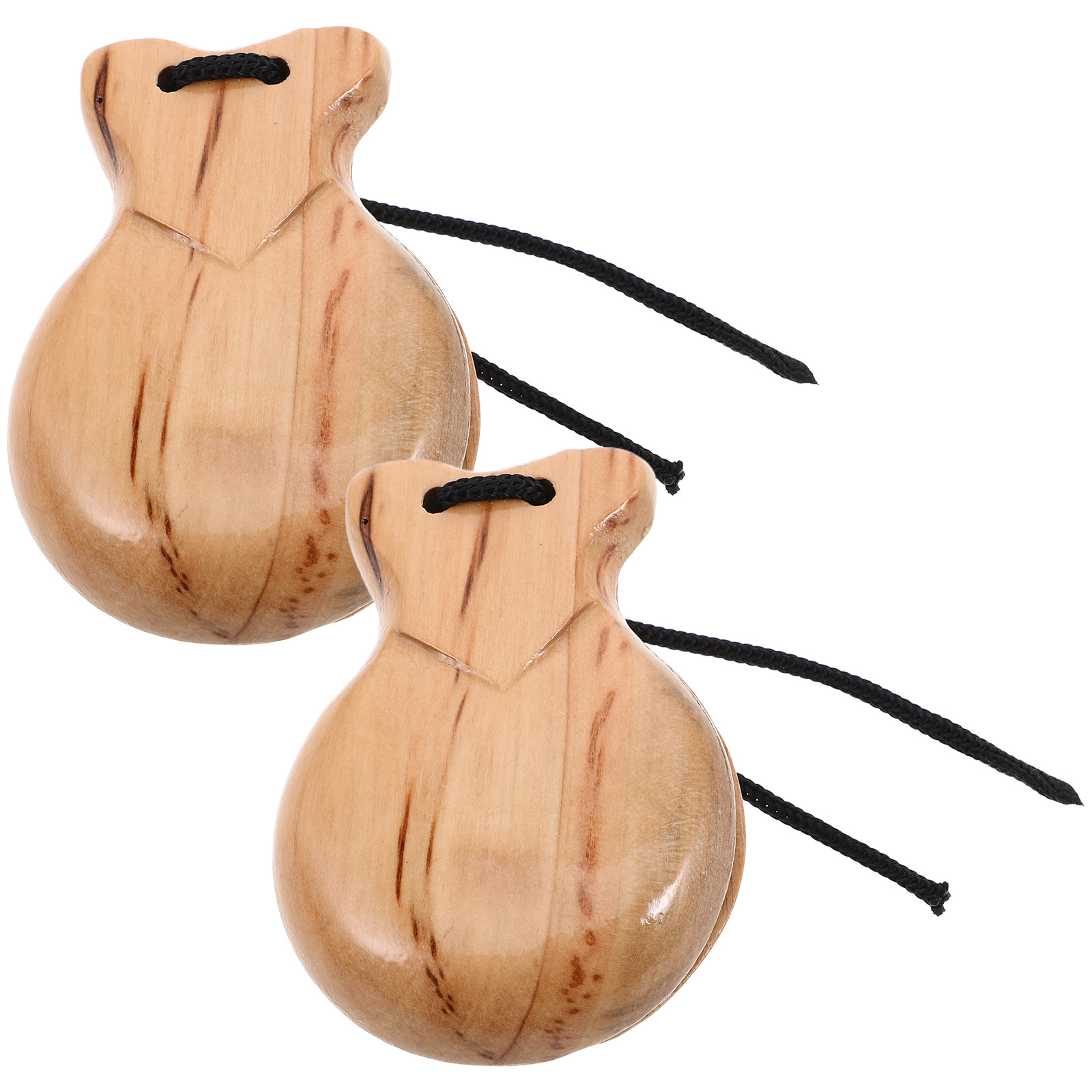 2Pcs Rustic Wooden Castanets S - Castanet Flamenco recension och pris