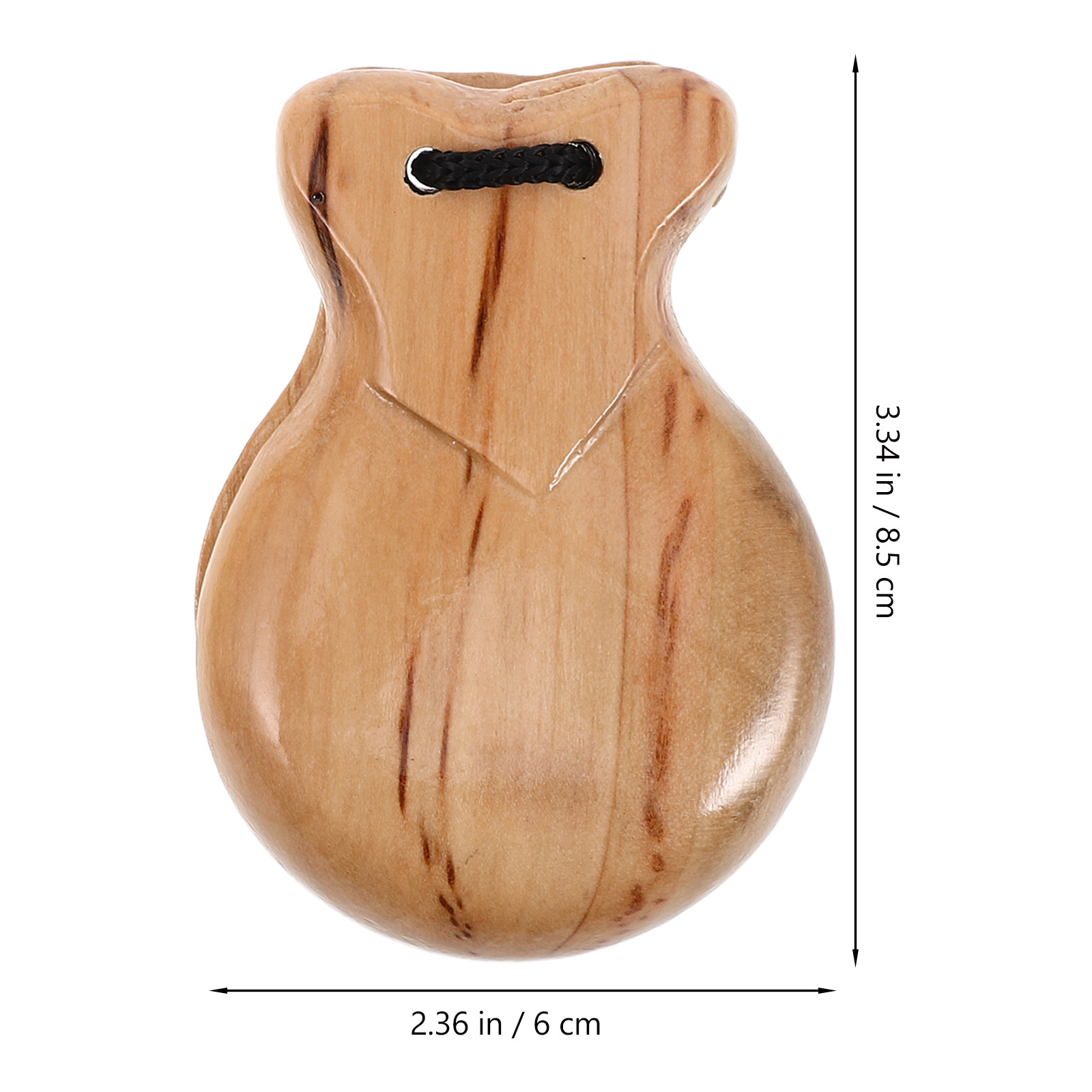 2Pcs Rustic Wooden Castanets S - Castanet Flamenco recension och pris