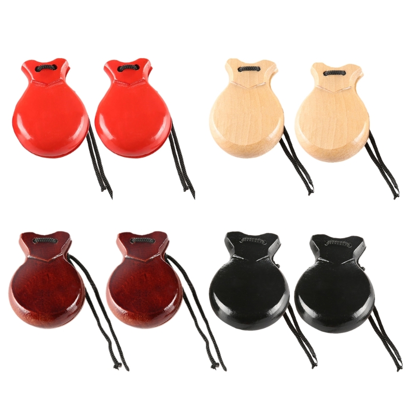 2 Pcs Wood Spanish Castanets F - Castanet Flamenco recension och pris
