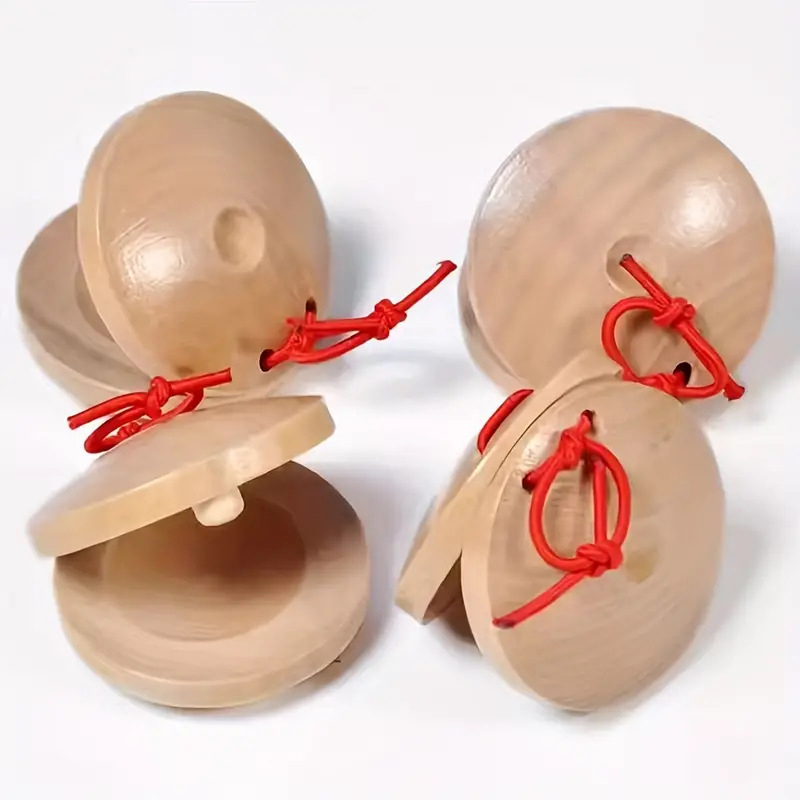 1pcs Wooden Castanets Wood Per - Castanet Flamenco recension och pris