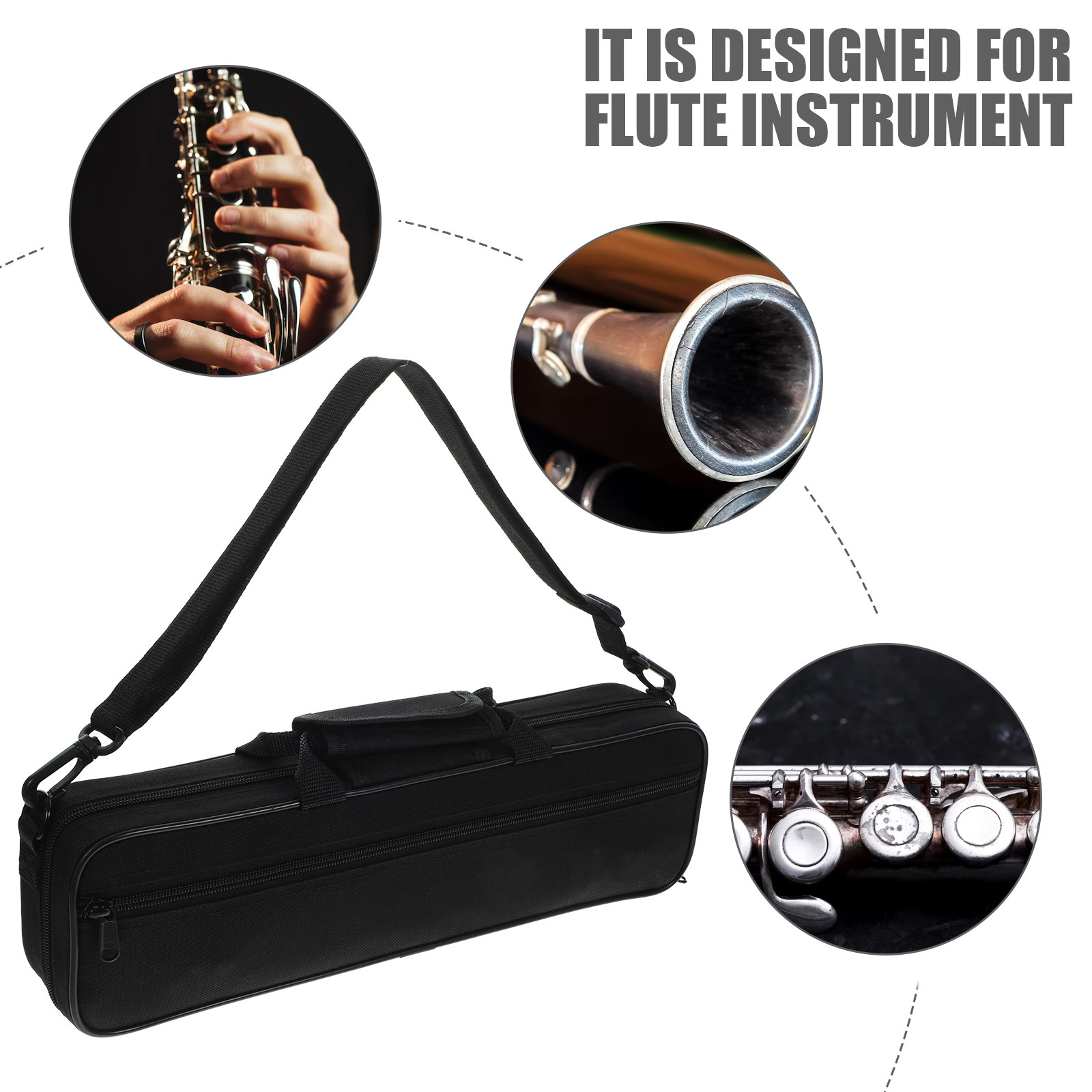 16Hole Flute Carrying Bag Wate - Musical Instrument Bag recension och pris
