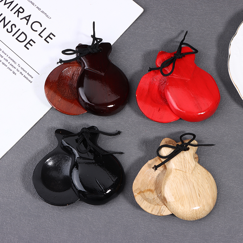 2Pcs Traditional Castanet Wood - Castanet Flamenco recension och pris