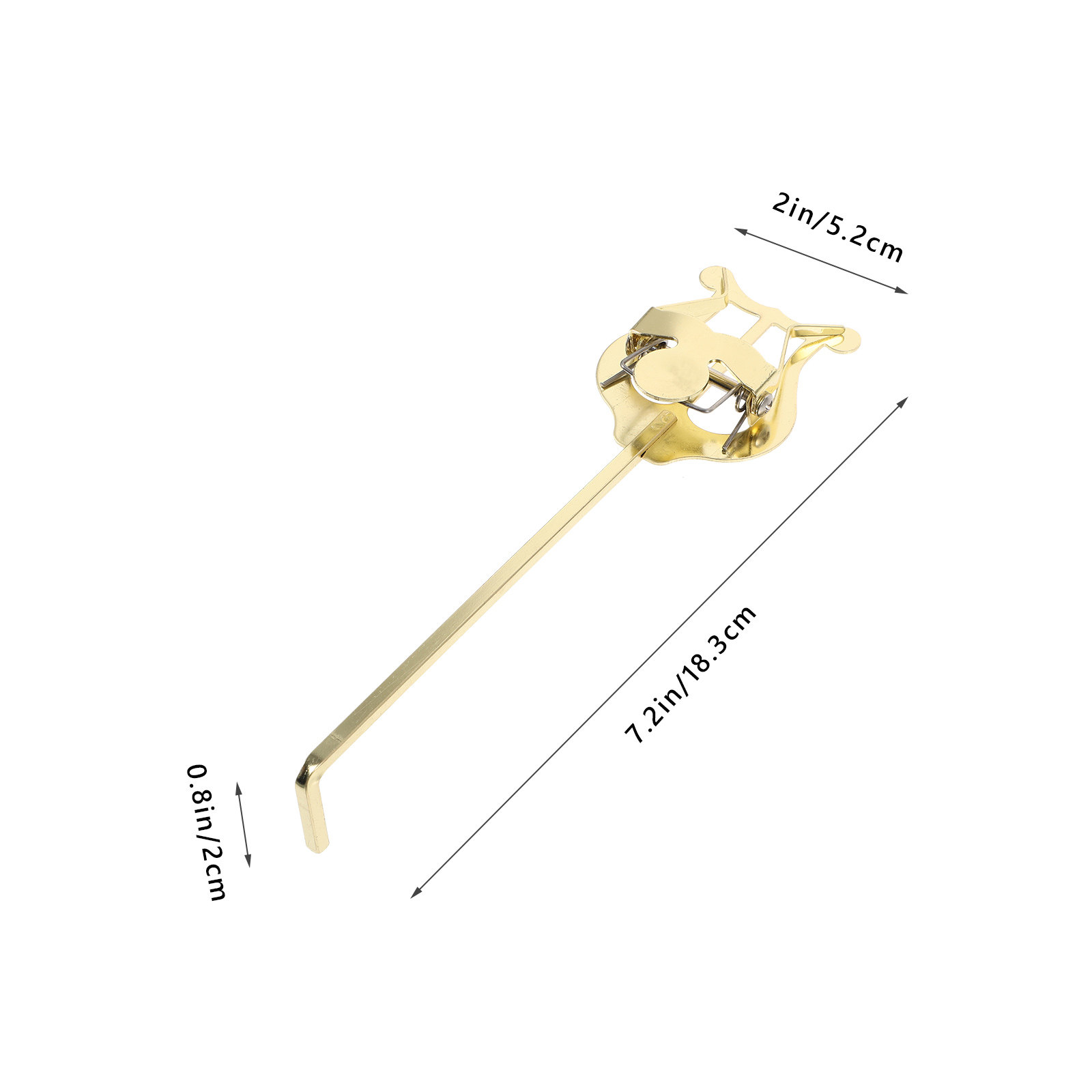 Portable Music Score Clip Meta - Musical Instrument Lyre recension och pris