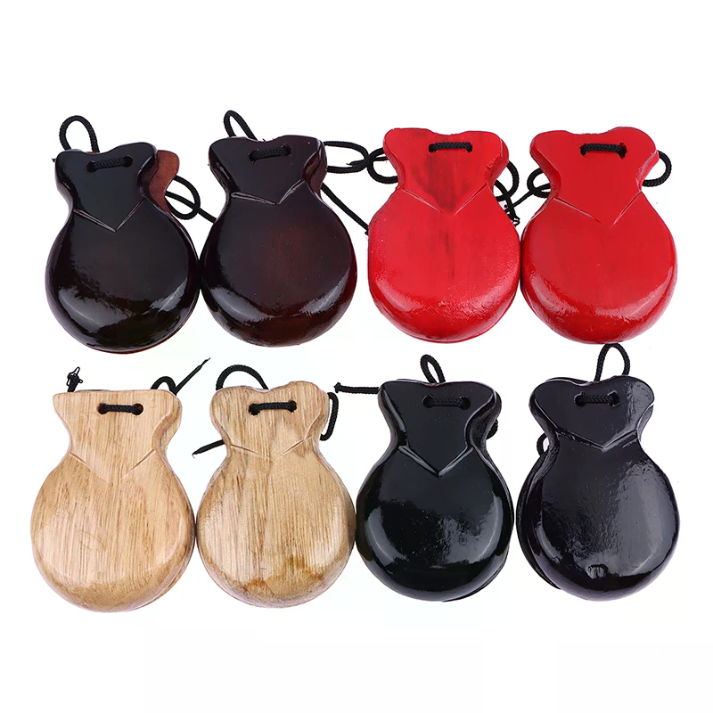 2Pcs Traditional Castanet Wood - Castanet Flamenco recension och pris