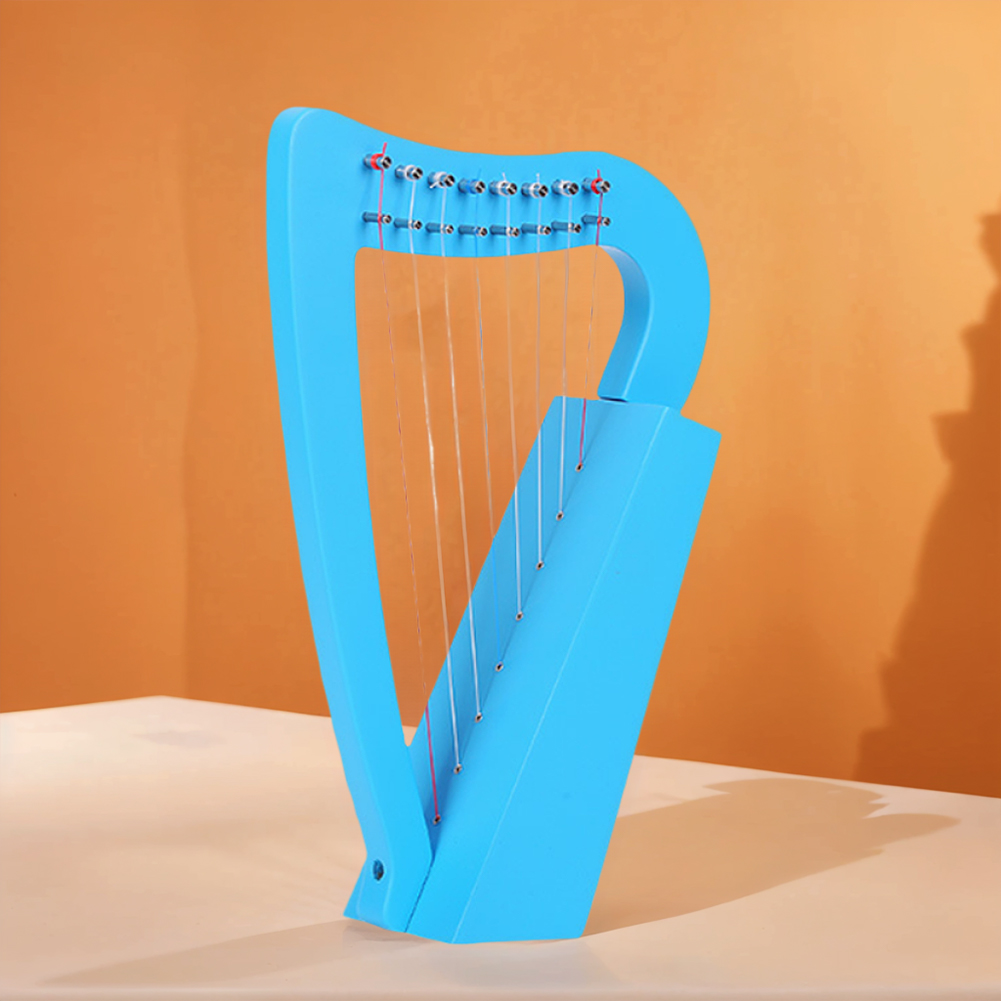 8 Strings Lyre Harp Solid Wood - Musical Instrument Lyre recension och pris