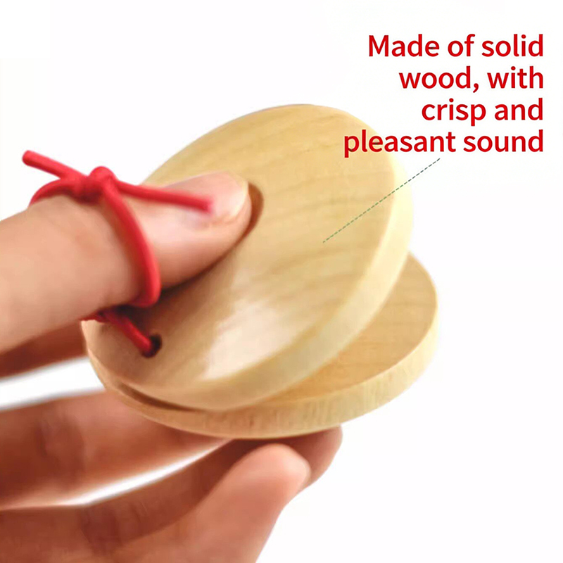 1PCS Castanets Wooden Castanet - Castanet Flamenco recension och pris
