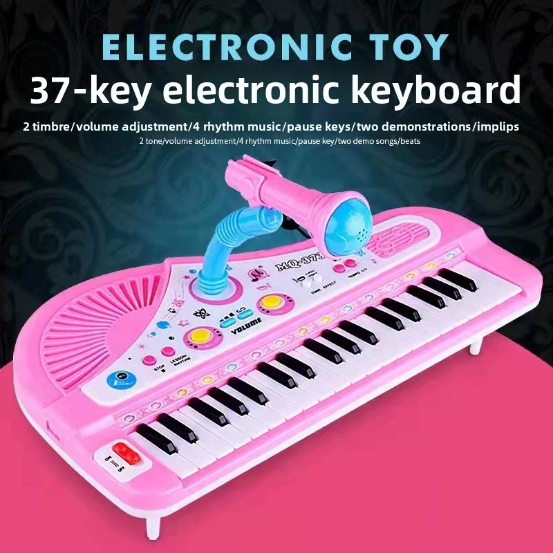 Kids Musical Piano 37 Key Elec - Musical Instruments Names recension och pris