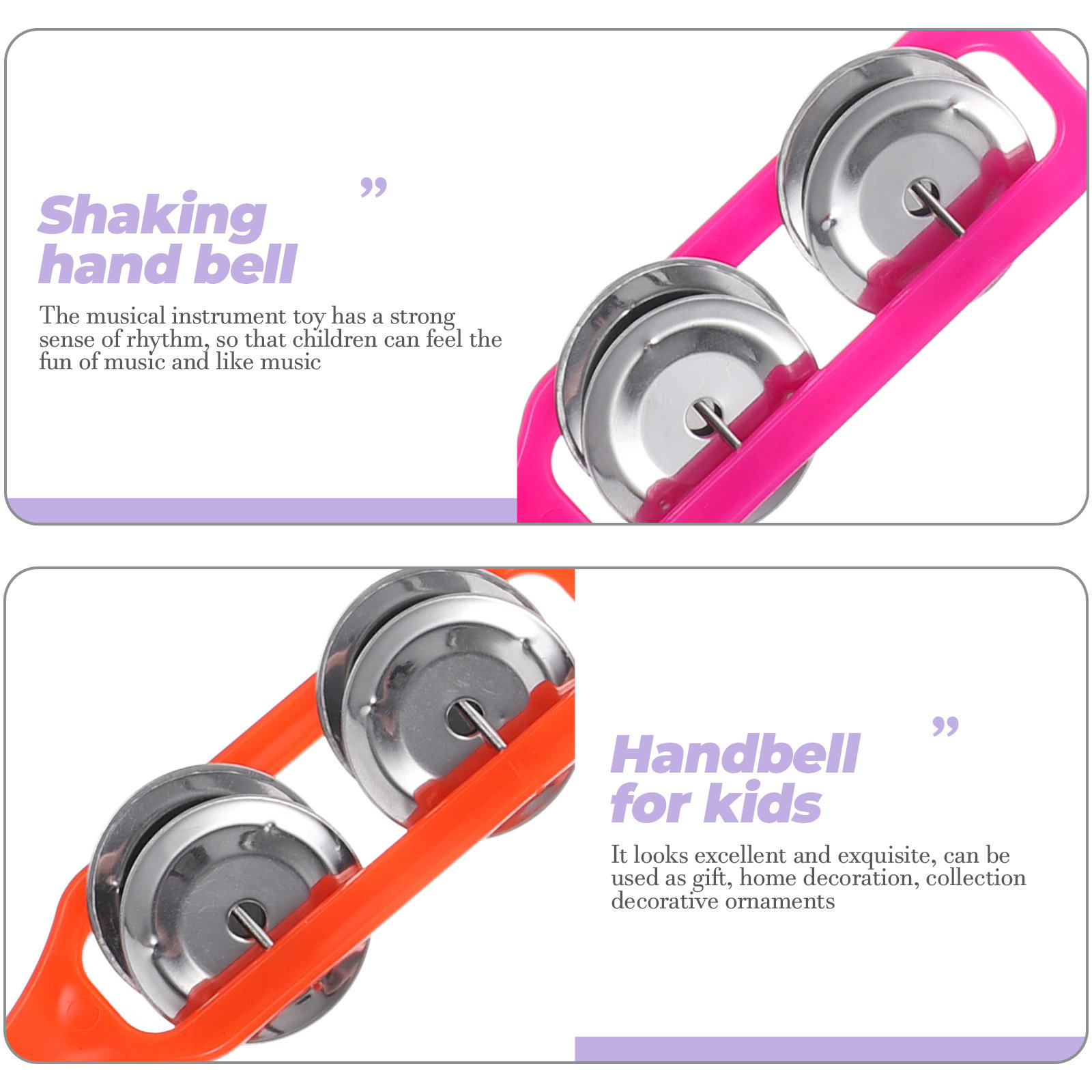 18Pcs Hand Bell Shaking Party  - A Musical Instrument You Shake recension och pris