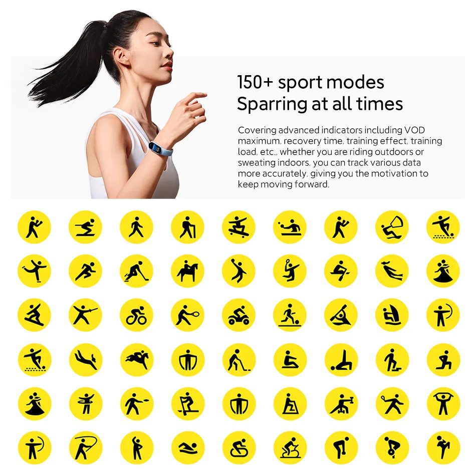Xiaomi Mi Band 9 AMOLED Screen - Musical Instrument Jewelry recension och pris
