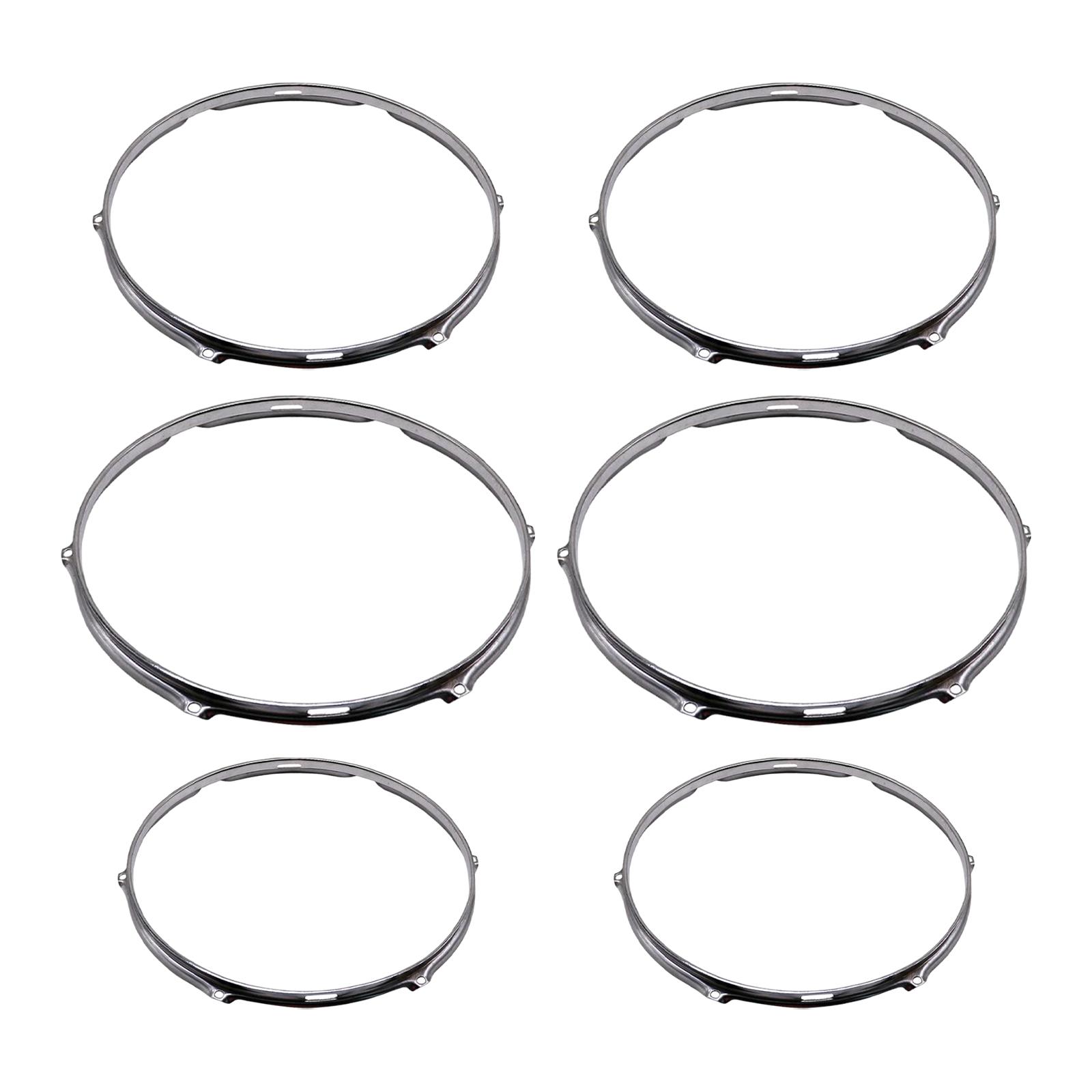 6 Hole Drum Hoop Steel Snare D - Musical Instrument Jewelry recension och pris