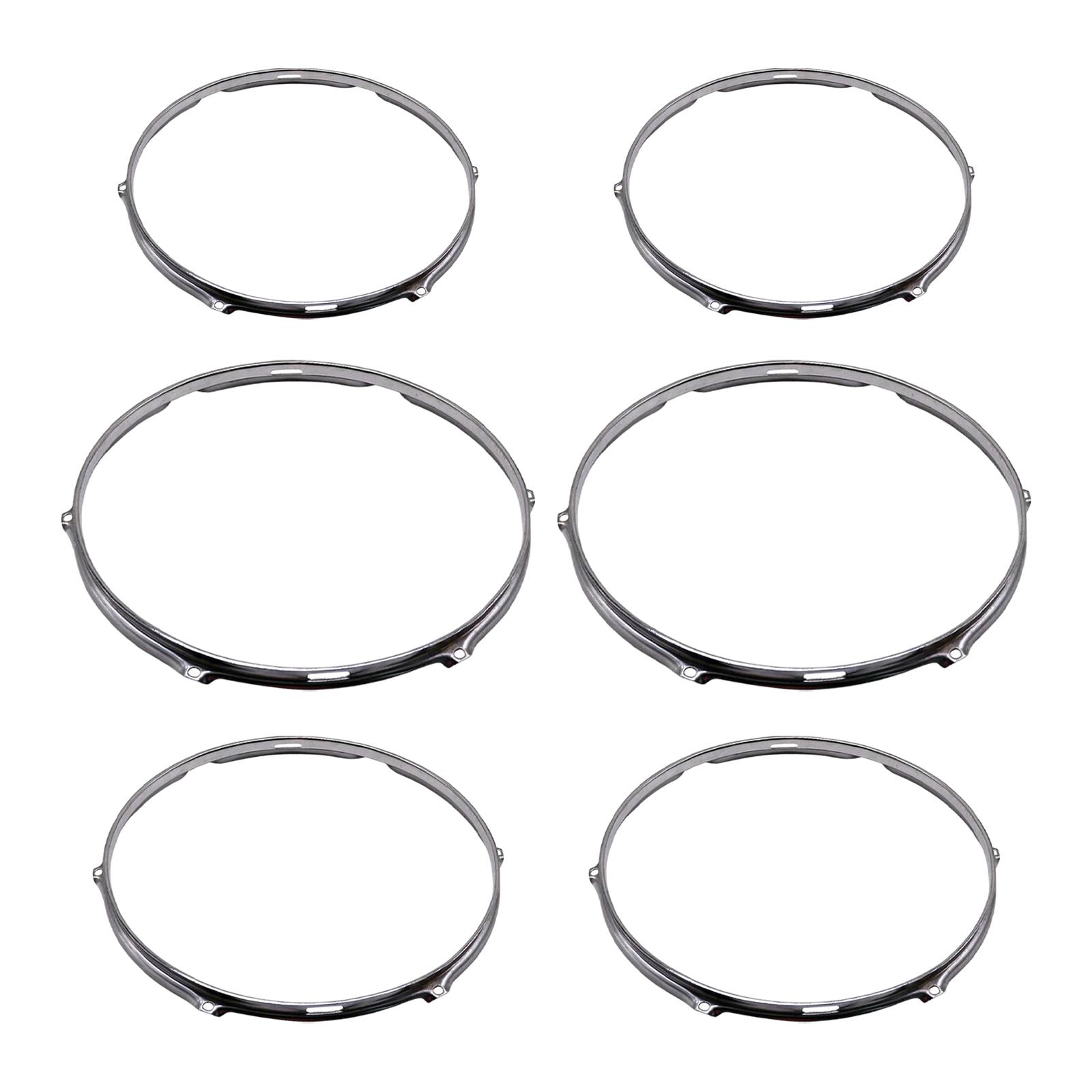 6 Hole Drum Hoop Steel Snare D - Musical Instrument Jewelry recension och pris