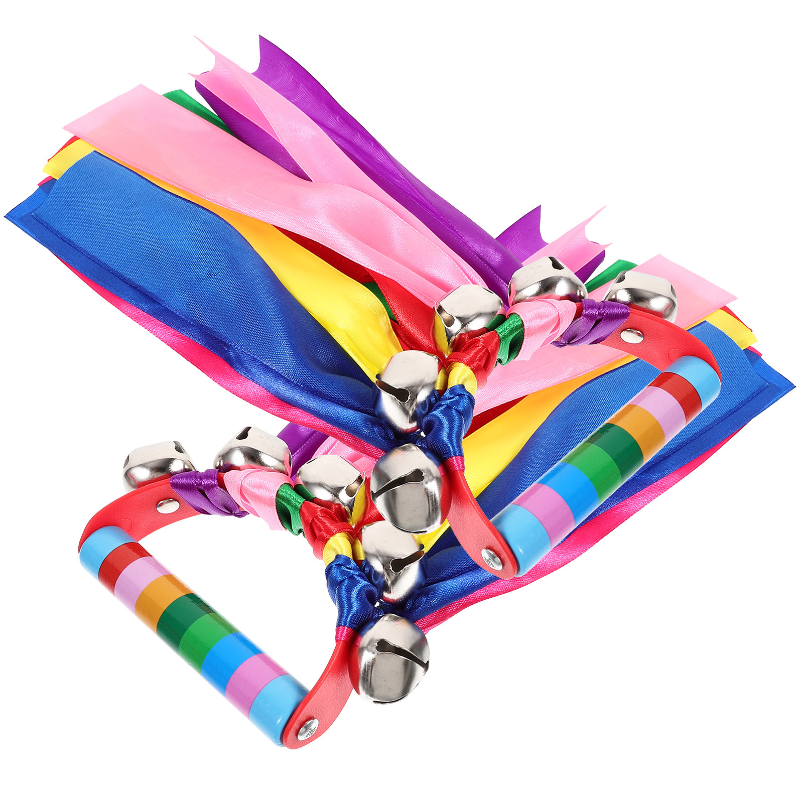 2Pcs Handheld Tambourine Rainb - A Musical Instrument You Shake recension och pris