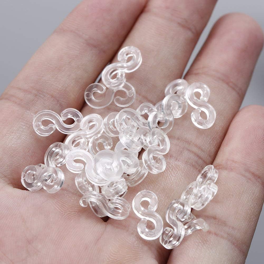 300Pcs S Clips Rubber Band Cli - Musical Instrument Jewelry recension och pris