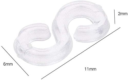 300Pcs S Clips Rubber Band Cli - Musical Instrument Jewelry recension och pris