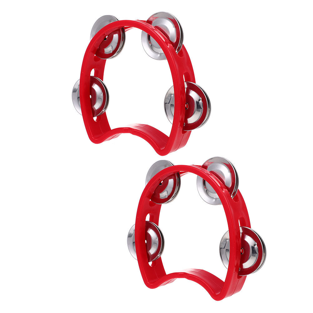 2Pcs Hand Shaking Tambourines  - A Musical Instrument You Shake recension och pris