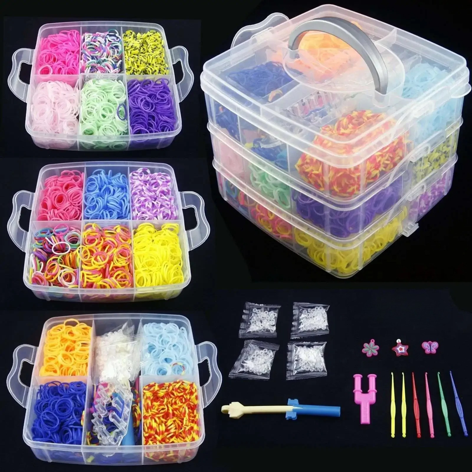Rubber Bands Weaving Set DIY T - Musical Instrument Jewelry recension och pris
