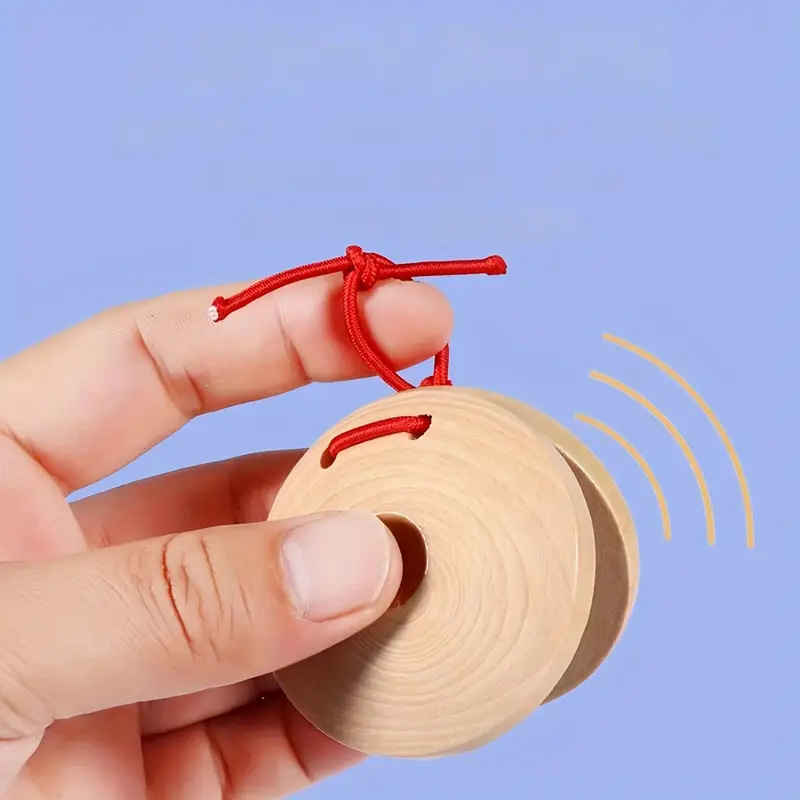 （NEW）1pc Wooden Castanets Wood - Castanet Flamenco recension och pris