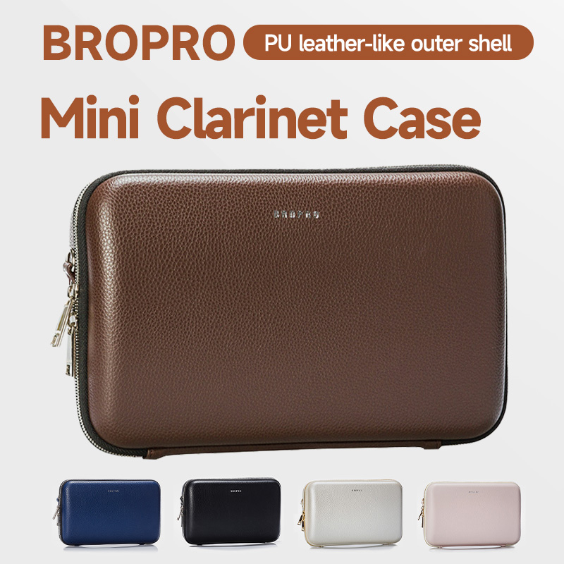 Bropro B-Flat Clarinet Leather - Musical Instrument Bag recension och pris