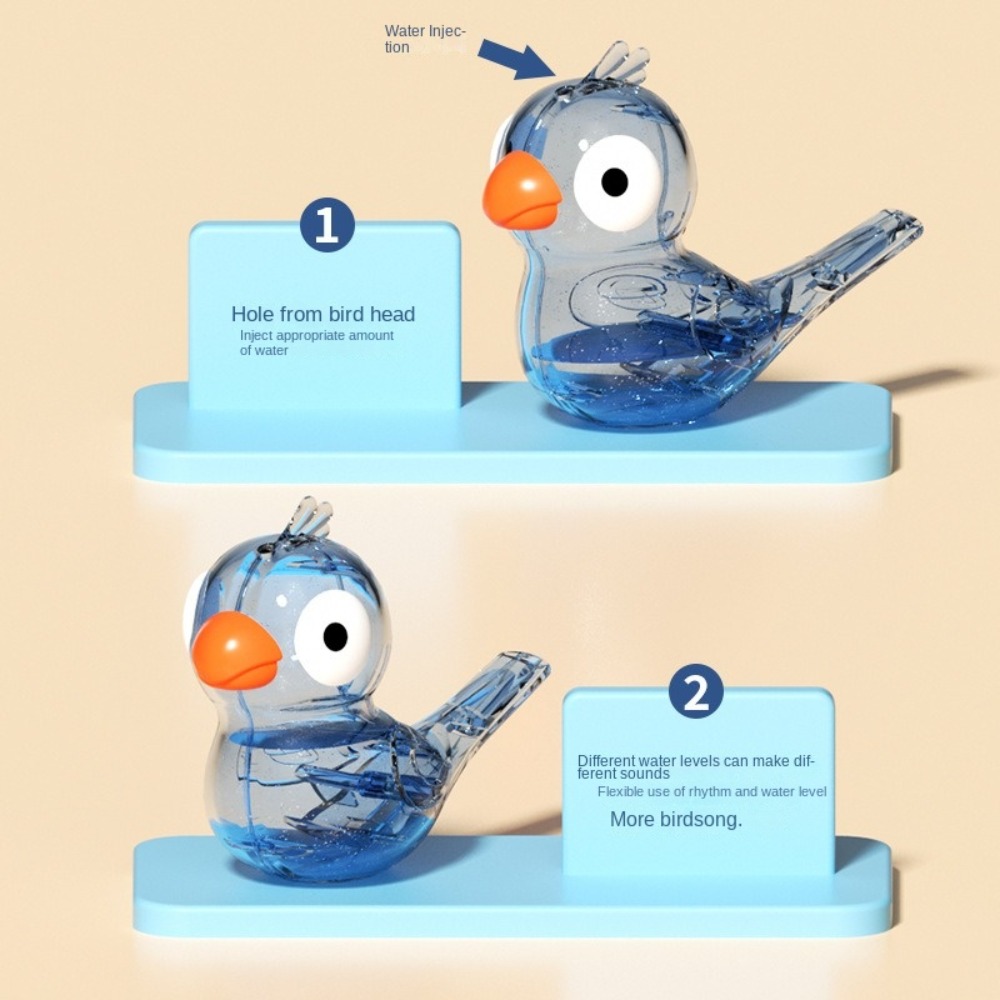 Cartoon Water Bird Whistle wit - Musical Instrument You Squeeze recension och pris