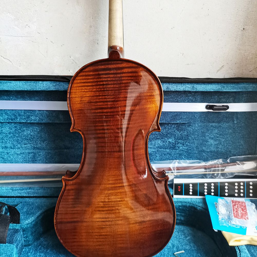 brown handmade violin 4/4 Retr - Musical Instrument Veena recension och pris
