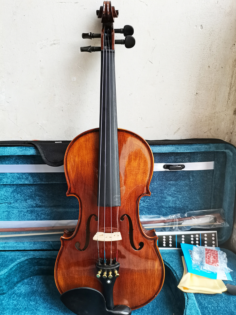 brown handmade violin 4/4 Retr - Musical Instrument Veena recension och pris
