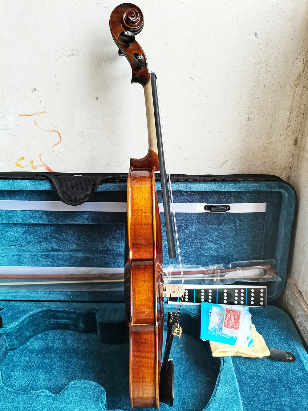 brown handmade violin 4/4 Retr - Musical Instrument Veena recension och pris