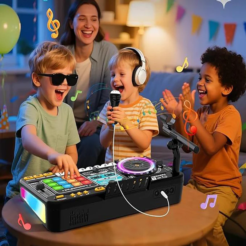 Kid DJ Mixer with Microphone E - Musical Instruments Names recension och pris