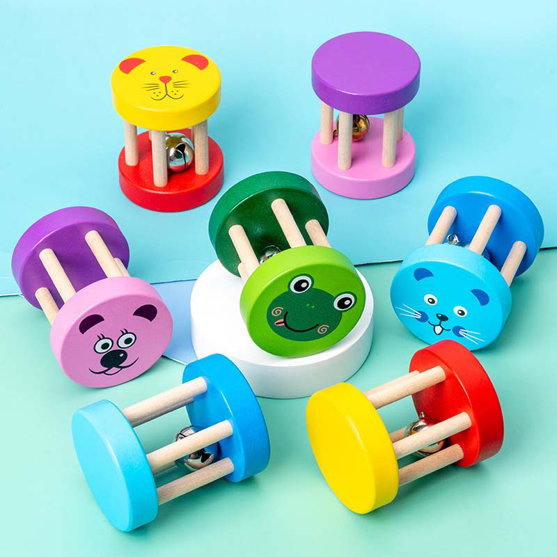 1pc Montessori Baby Wooden Cag - A Musical Instrument You Shake recension och pris