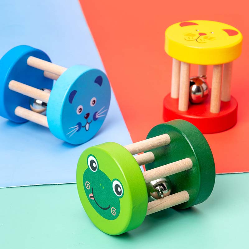 1pc Montessori Baby Wooden Cag - A Musical Instrument You Shake recension och pris