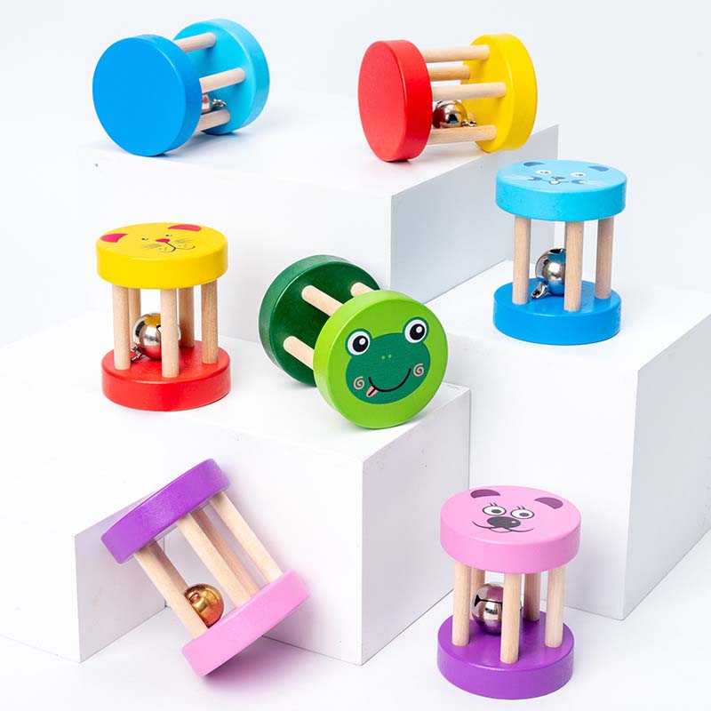 1pc Montessori Baby Wooden Cag - A Musical Instrument You Shake recension och pris