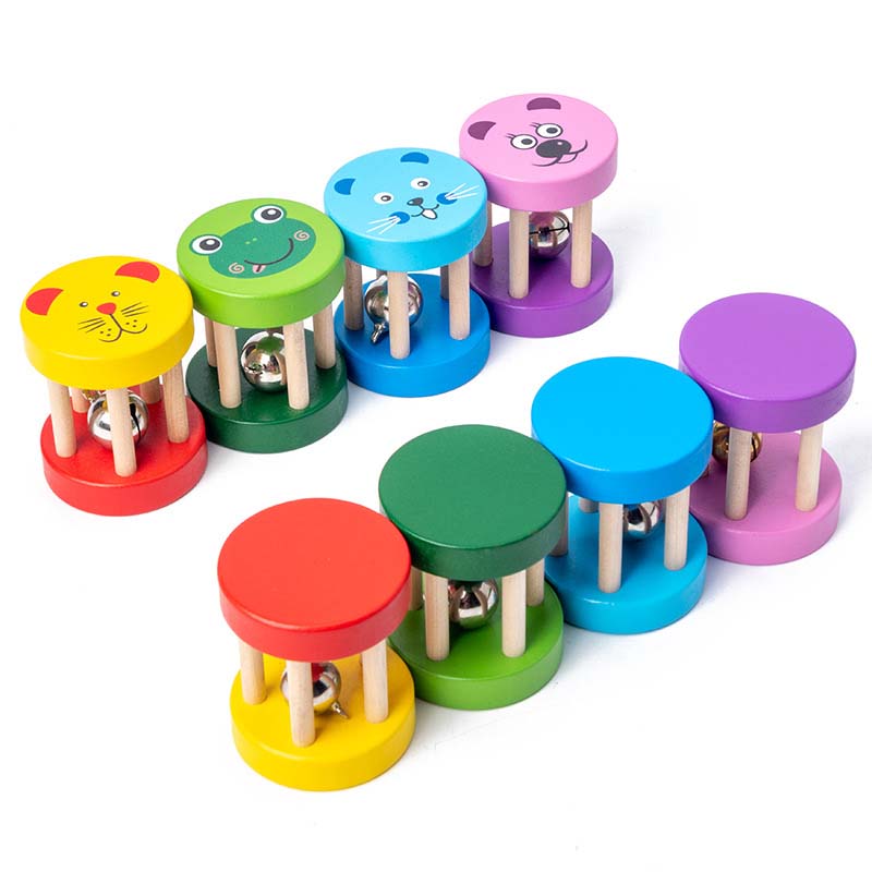 1pc Montessori Baby Wooden Cag - A Musical Instrument You Shake recension och pris