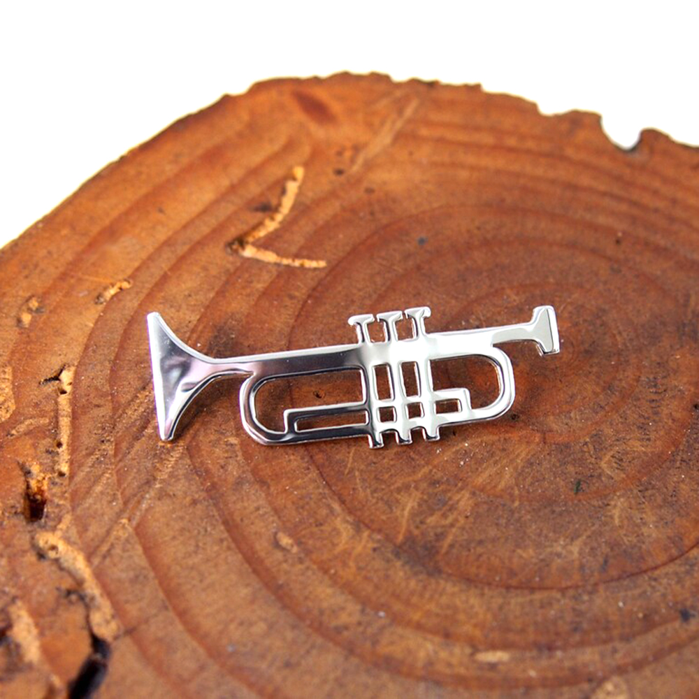 Horn Brooch, Trumpet Instrumen - Musical Instrument Jewelry recension och pris