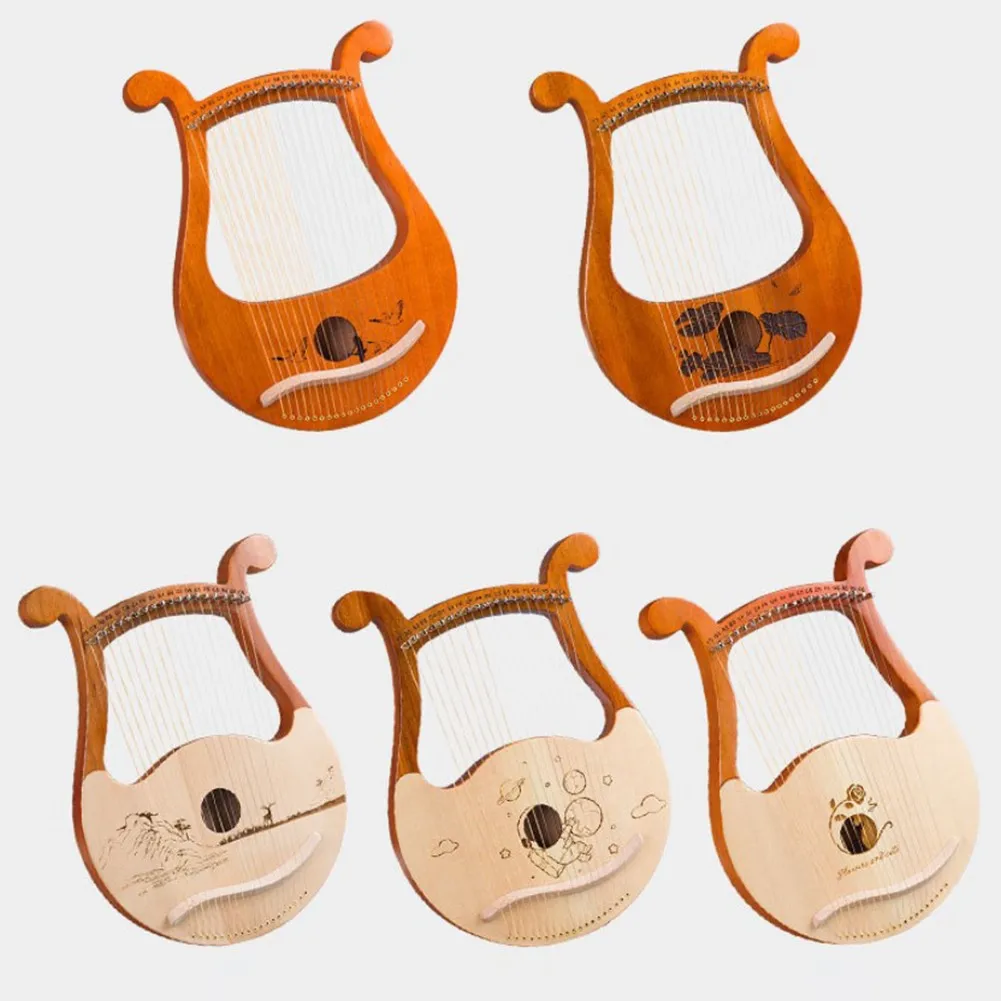 High Quality 19 String Lyre Ha - Musical Instrument Lyre recension och pris
