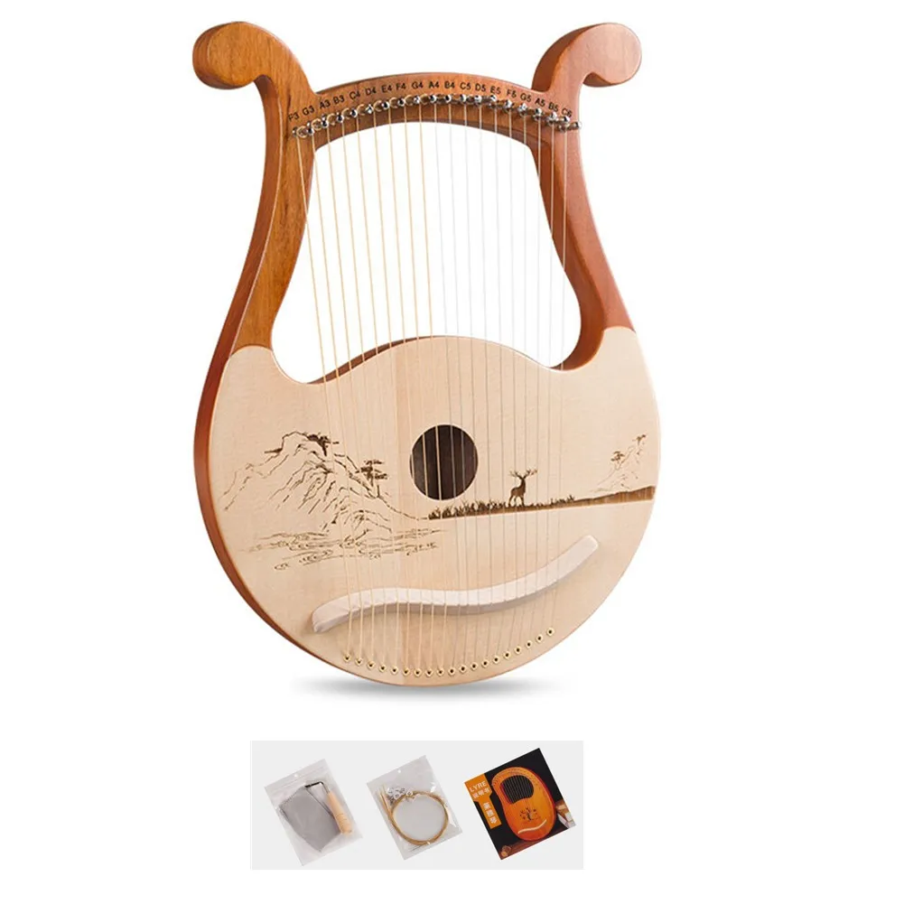 High Quality 19 String Lyre Ha - Musical Instrument Lyre recension och pris